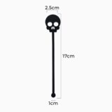 Skull Beverage Stirrer Measurement