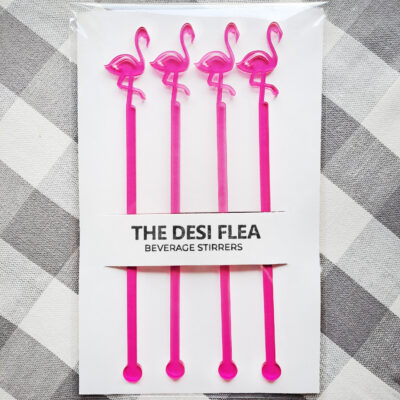 Flamingo Shaped Party Beverage Stirrer. Suitable for Cocktails & Mocktails