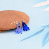 Blue Rocket Statement Earring for Women