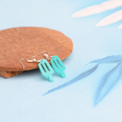 Blue Icecream Earrings for Women