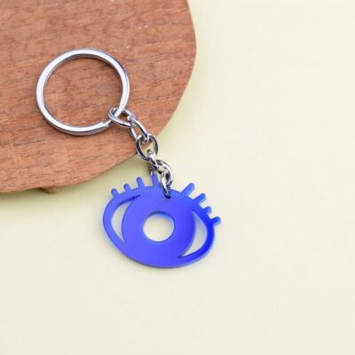 Blue Evil Eye Keychain