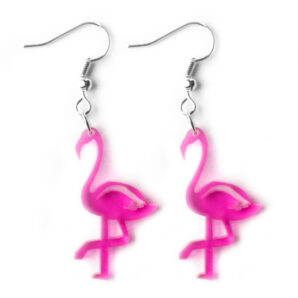 Pink flamingo Earring for Women