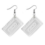 Cassette tape Statement Earring