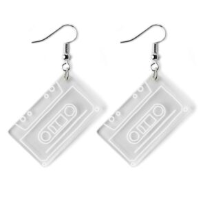 Cassette tape Statement Earring