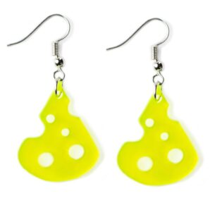 Cheese Neon Earring