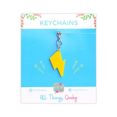 Thunder Yellow Keychain with Packaging